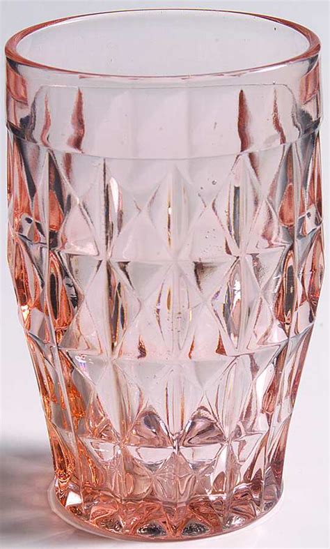 Windsor Pink 11 Oz Flat Tumbler By Jeannette Replacements Ltd