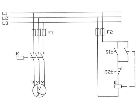 Schema Di Potenza Motore Trifase Schema Motori Schema Elettrico