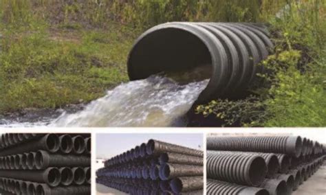 Impact Resistance HDPE Double Wall Corrugated Drain Drainage Pipe For