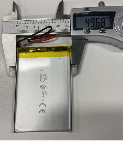 Geb High Capacity V Mah Lithium Polymer Battery