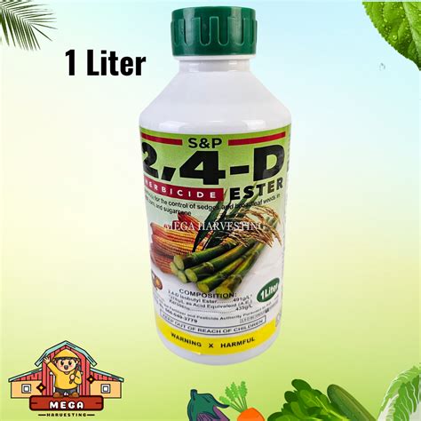 24 D Ester Sandp 1l 500ml 250ml 24 D Herbicide Used For Transplanted