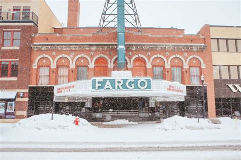 Downtown Fargo in North Dakota USA Editorial Photo - Image of street ...