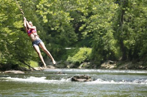 rope swing, cherokee, tubing, water fun | Cherokee, NC