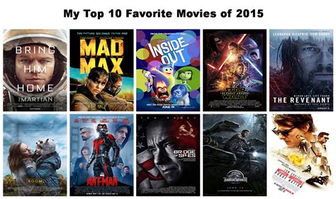 My Top 10 Favorite Movies Of 2015 By Xxphilipshow547xx On Deviantart