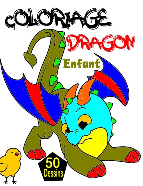 Coloriage Dragon Enfant Livre De Coloriage Dragons Avec Adorables