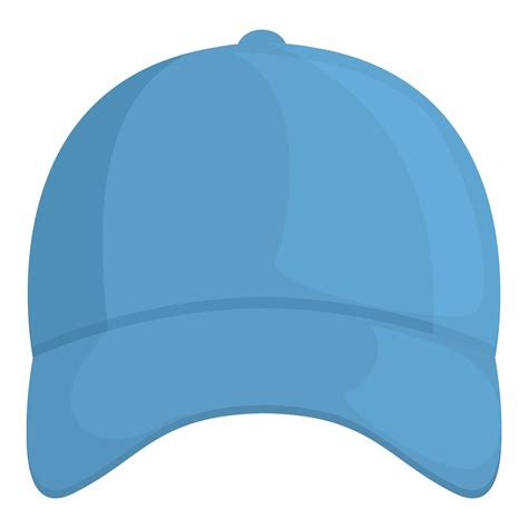 Blue Fashion Cap Icon Cartoon Vector Sport Uniform Vector Art