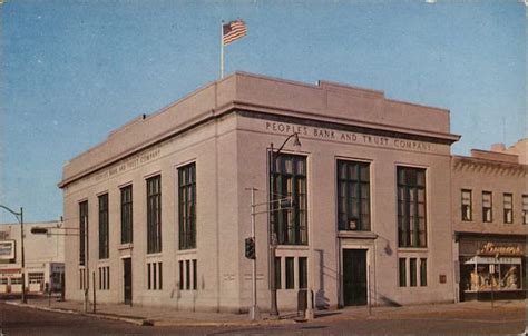 Peoples Bank Trust Company Westfield Nj Postcard