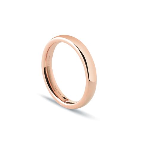 핑크 골드 웨딩 밴드 (3,50 mm.) 20035727_c - Damiani