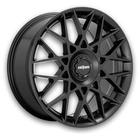 Rotiform Wheels R165 BLQ C Matte Black