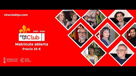 Cine Club Lys Matrícula 23 24 YouTube