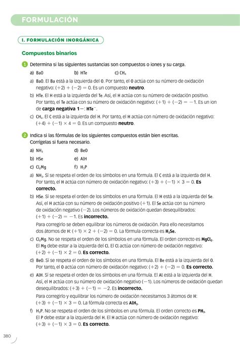 Solution Formulaci N Y Nomenclatura Inorg Nica Y Org Nica Studypool