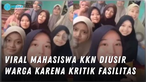 Viral Mahasiswa KKN Diusir Warga Karena Kritik Fasilitas YouTube