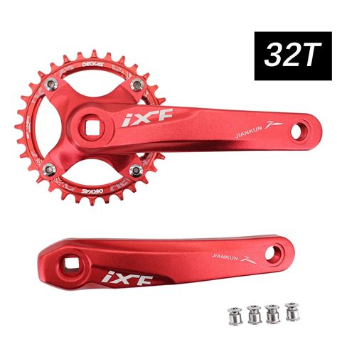 Ixf Mtb Crankset Square Bike Crank Bcd Deckas Chainring Mm