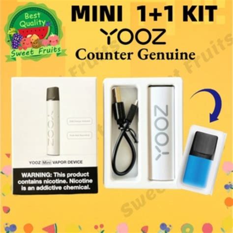 Vape Yooz Combo Pack White Mini Pod Classic Starter Kit Juice Yooz