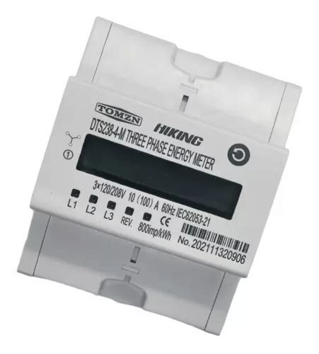 Medidor Consumo Energia Trifásico 3x127v 220v 100a