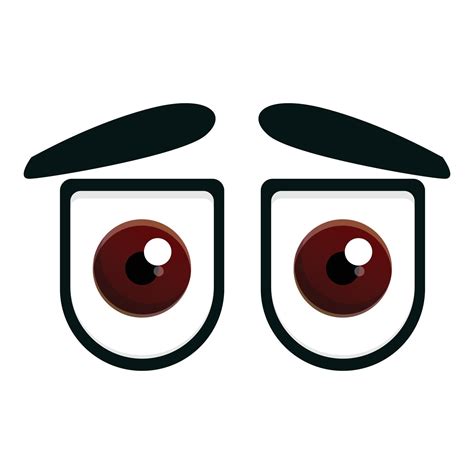 Watching Eyes Icon Cartoon Style 14293838 Vector Art At Vecteezy