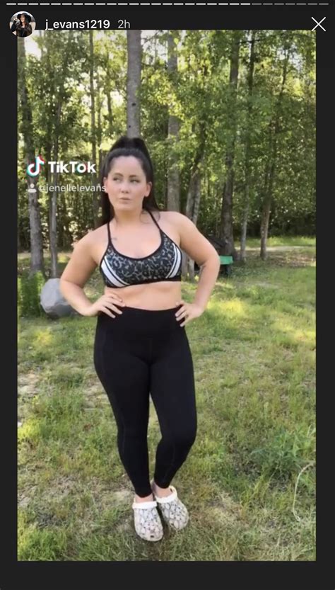 Teen Mom Jenelle Evans Dirty Dances In Just A Sports Bra For Tiktok