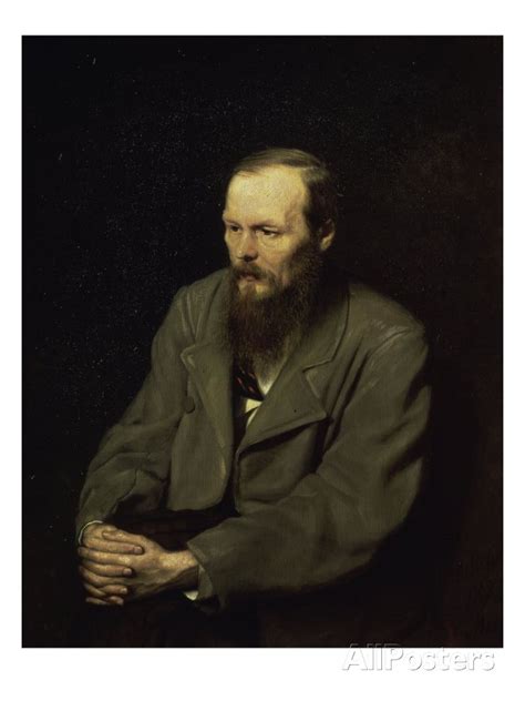 Portrait Of The Fyodor Dostojevsky Giclee Print Vasili Grigorevich