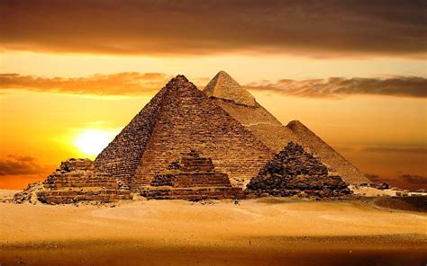 Pyramid Of Giza Pyramid Egypt Sky Sunlight HD Wallpaper Wallpaper