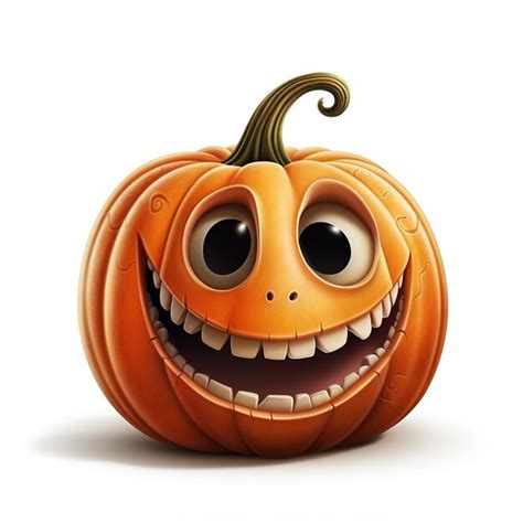 Premium AI Image | Halloween Pumpkin isolated on white background ...