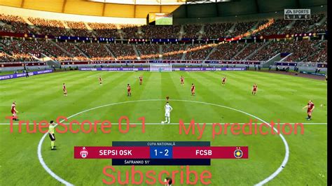 Sepsi Sf Gheorghe Vs Fcsb Romanian Cup Final My Prediction Full