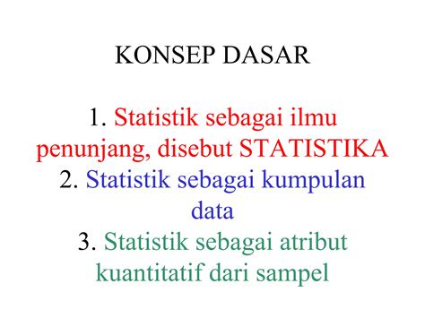 Pengantar Statistika Pptx