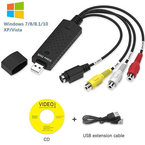 USB-Карта видеозахвата Easy Cap VHS VCR Mini DV Hi8 DVD к цифровому ...