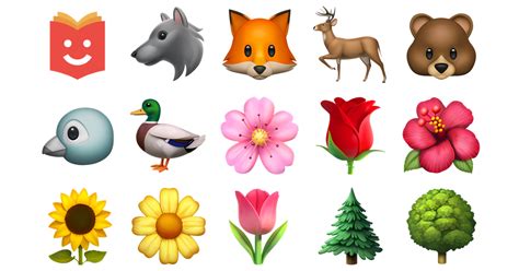 🌲🍂🦌 Forest Emojis Collection 🐺🦊🦌🐻🐦🦆🌸 — Copy And Paste