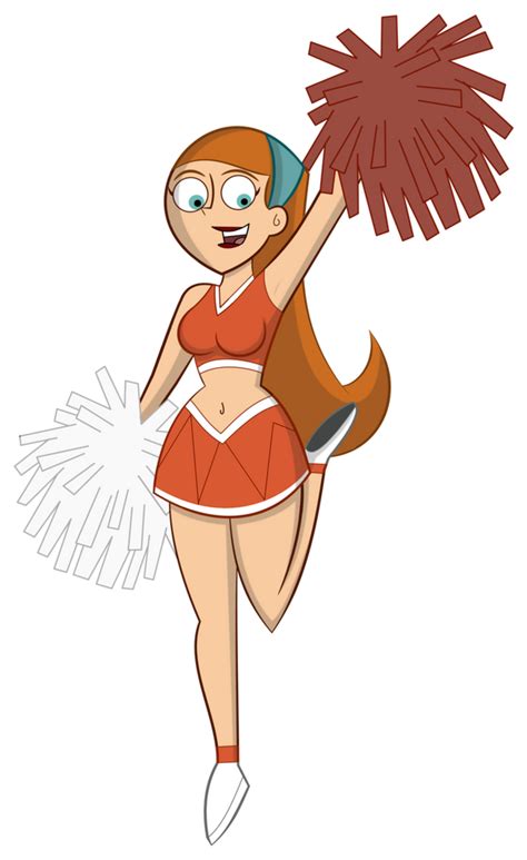 Anime Cheerleader Vector Character Cheerleading Pose Transparent Png