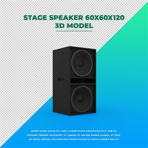 Alto Falante De Palco Psd Premium