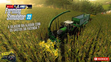 Live Farming Simulator Produ O De Silagem Colheita E Venda