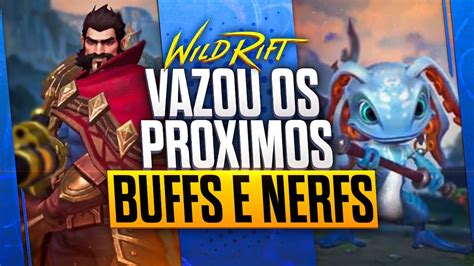 VAZOU POSSIVEIS BUFFS E NERFS DO 2 4 FIZZ IRELIA WILDRIFT YouTube