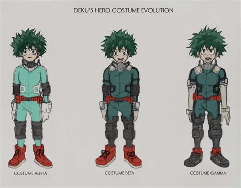 Dekus Hero Costume Evolution Iyann伊恩 Illustrations Art Street