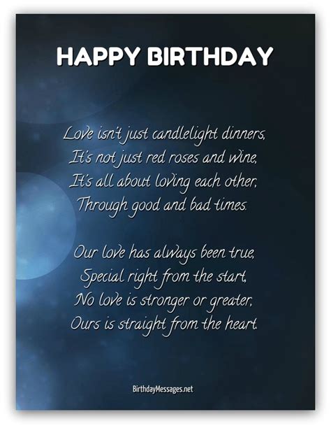 Romantic Birthday Poems To Make Their Heart Sing And Soul Soar