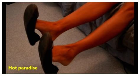 Hot Paradise Dangling Ballerinas Dirty Soles Feet Jenni
