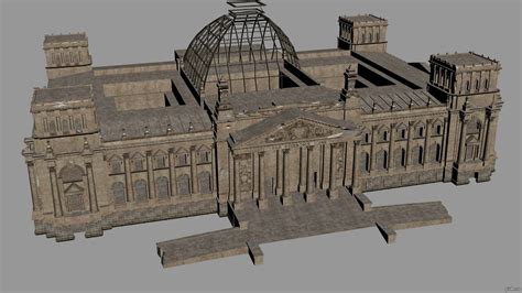 Reichstag Building 3d Model
