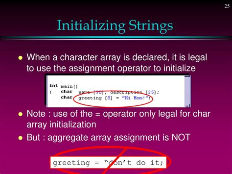 Arrays And Strings Chapter Ppt Download