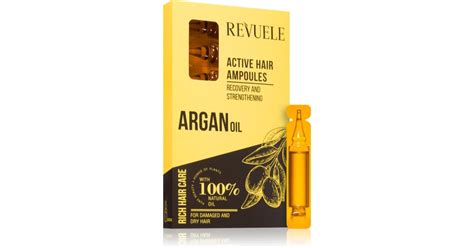 Revuele Argan Oil Active Hair Ampoules Ampulle Für Trockenes Und Beschädigtes Haar Notino At