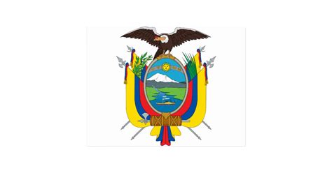 Ecuador Coat Of Arms Postcard | Zazzle.com