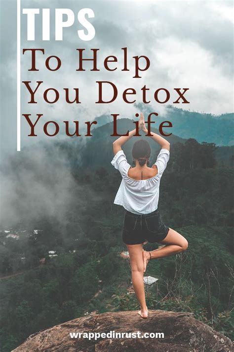 Tips To Help You Detox Your Life Wrapped In Rust Life Detox Detox Happy Life Tips