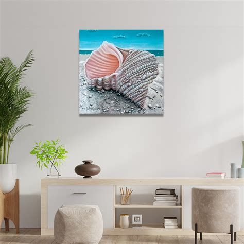 Getaway The Seashell Canvas Print