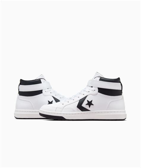 Tenis Converse Pro Blaze Blancos En Bota De Material Sint Tico Unisex