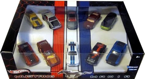 Hot Wheels Mustang Mania Pack Set Amazon Co Uk Toys Games