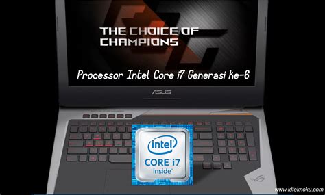 Kenapa Harus Asus Rog Karena Asus Rog G Vs Notebook Gaming