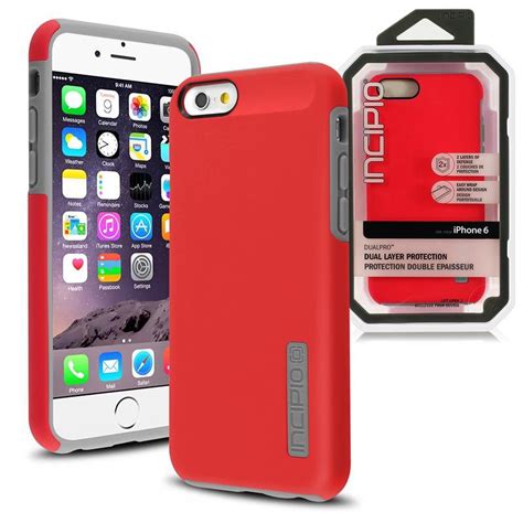 Incipio Dual Pro Red And Gray Phone Case For Iphone 6 Shop At H E B