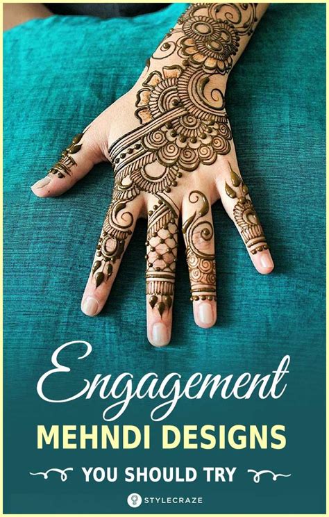 Top Engagement Mehndi Designs That You Should Try Henna Tattoo Hand