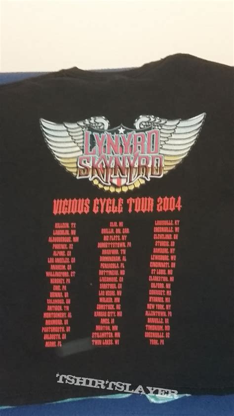 Lynyrd Skynyrd Lynyrd Skynyrd Vicious Cycle Tour 2004 Tshirt Or