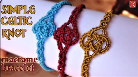 Macrame Bracelet Tutorial Celtic Knot Design