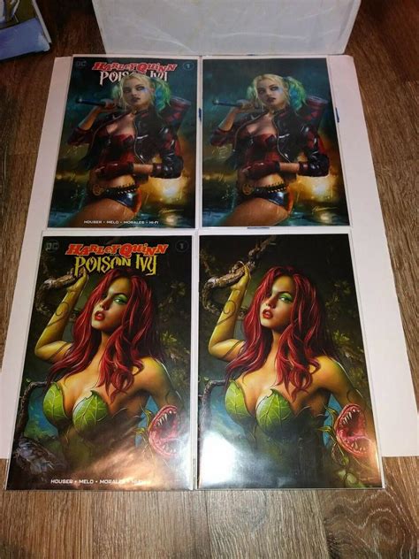 Harley Quinn And Poison Ivy 1 Shannon Maer Trade Virgin Sets Variant Ltd 800 Sets 2072109327