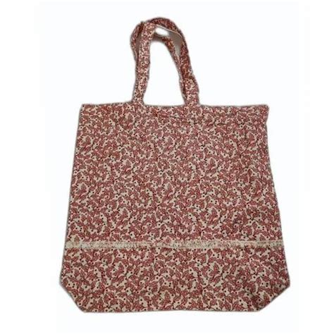 Shoulder Bag Red Printed Cotton Bags, Capacity: 4Kg at Rs 40/piece in ...